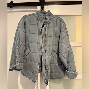 Free People Dolman Quilted Knit Jacket size XS.